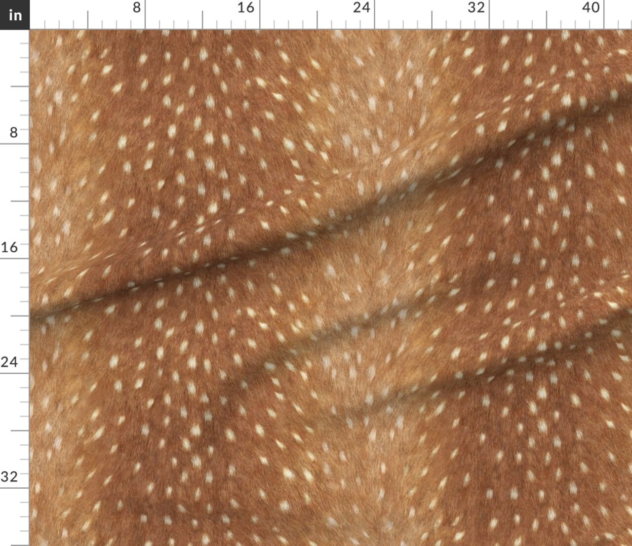 Various Fabrics by the Yard or Fat Quarter Faux Deer Hide Fawn Spots Woodland Animal Wildlife Custom Printed Fabric by Spoonflower